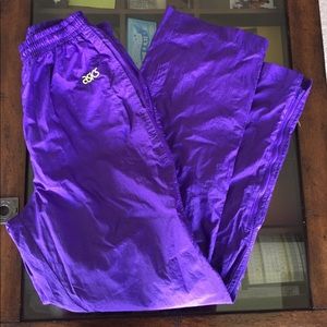 Vintage neon ascis track pants